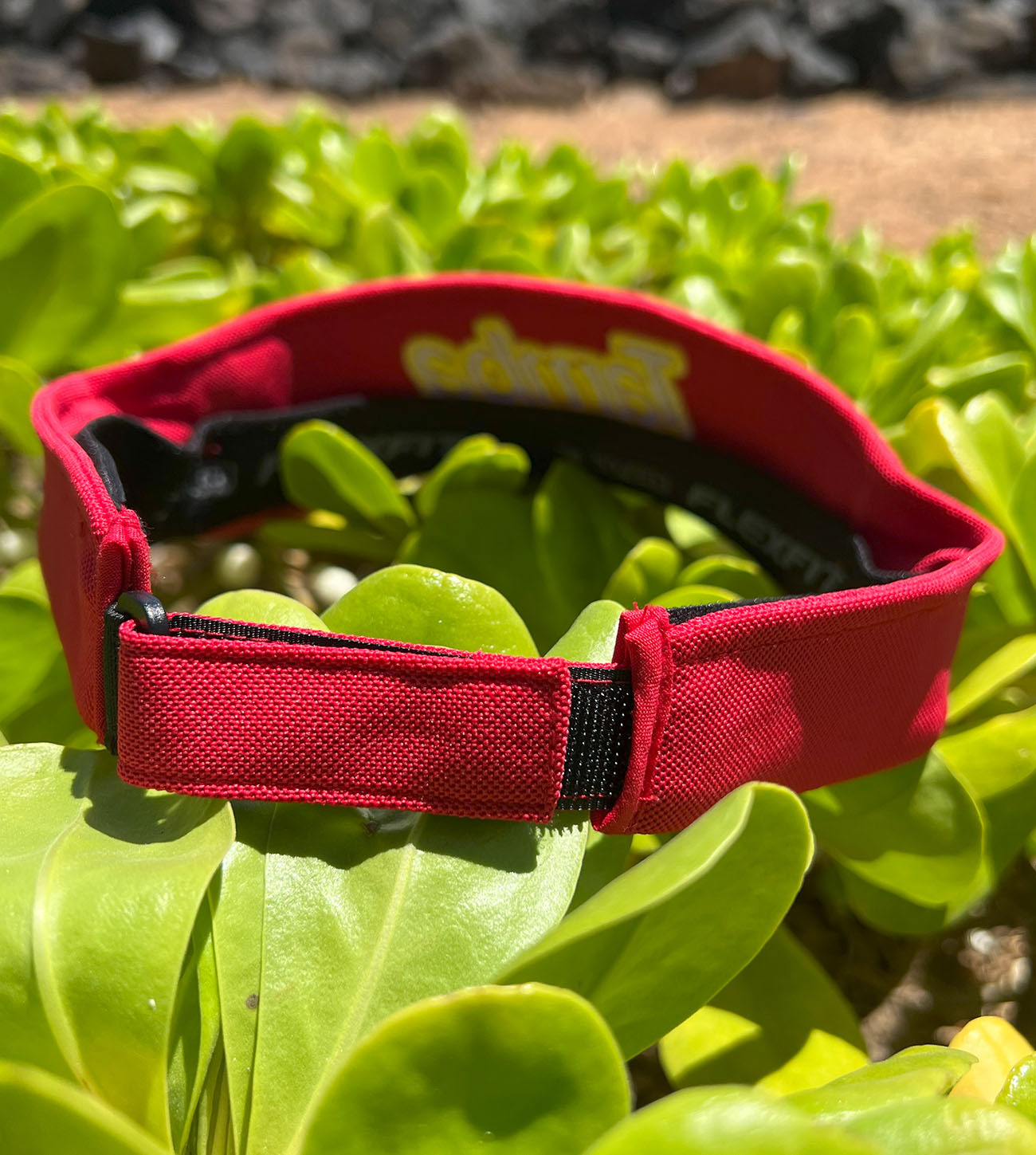 Surf Co Kauaʻi Visor - Red/Yellow – Tamba Surf Company