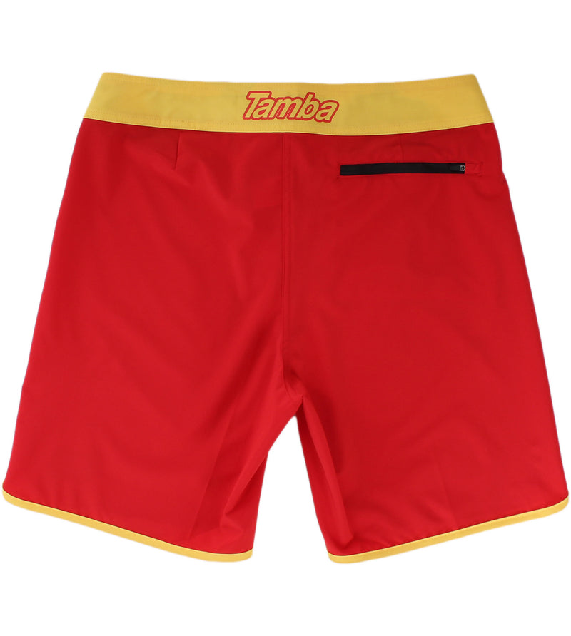 Iconic Board Shorts - Red 20" Outseam