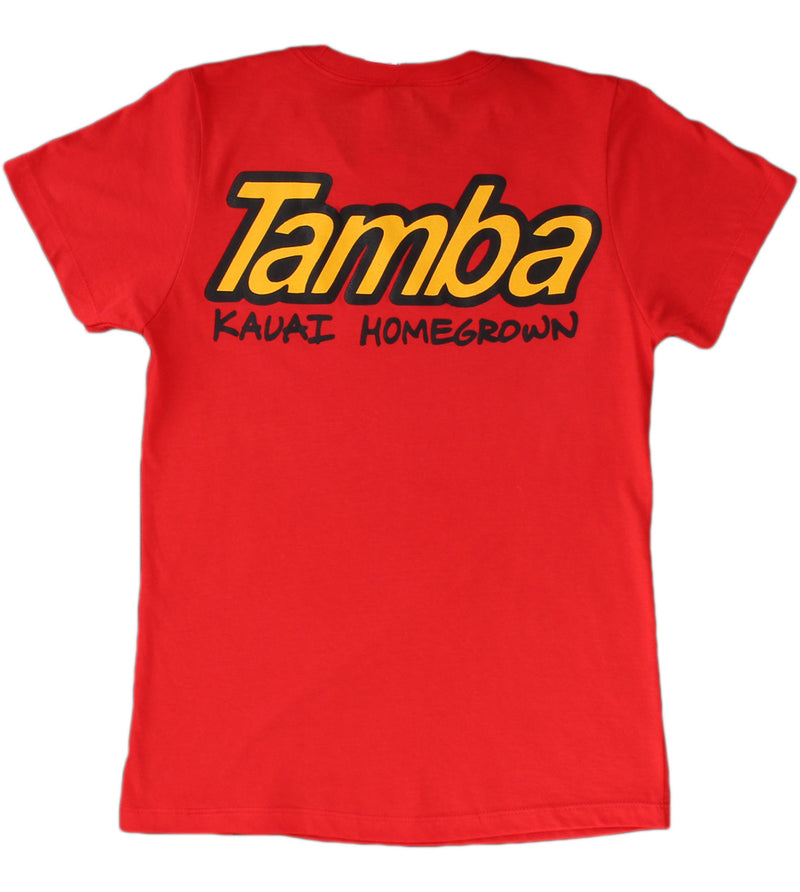 Kaua'i Homegrown Women's Short Sleeve Shirt - Red