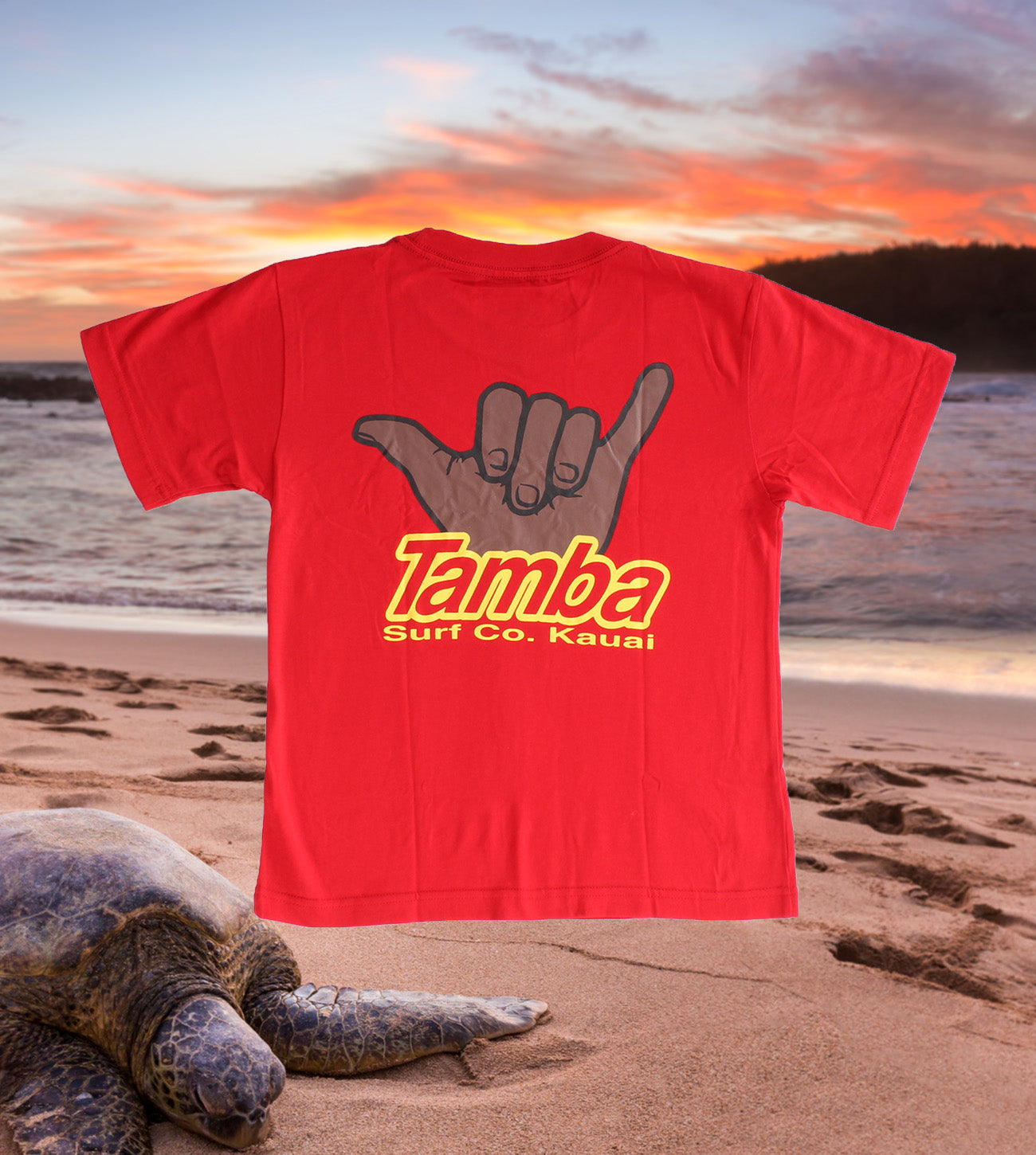 Shaka YOUTH Short Sleeve Shirt - Red