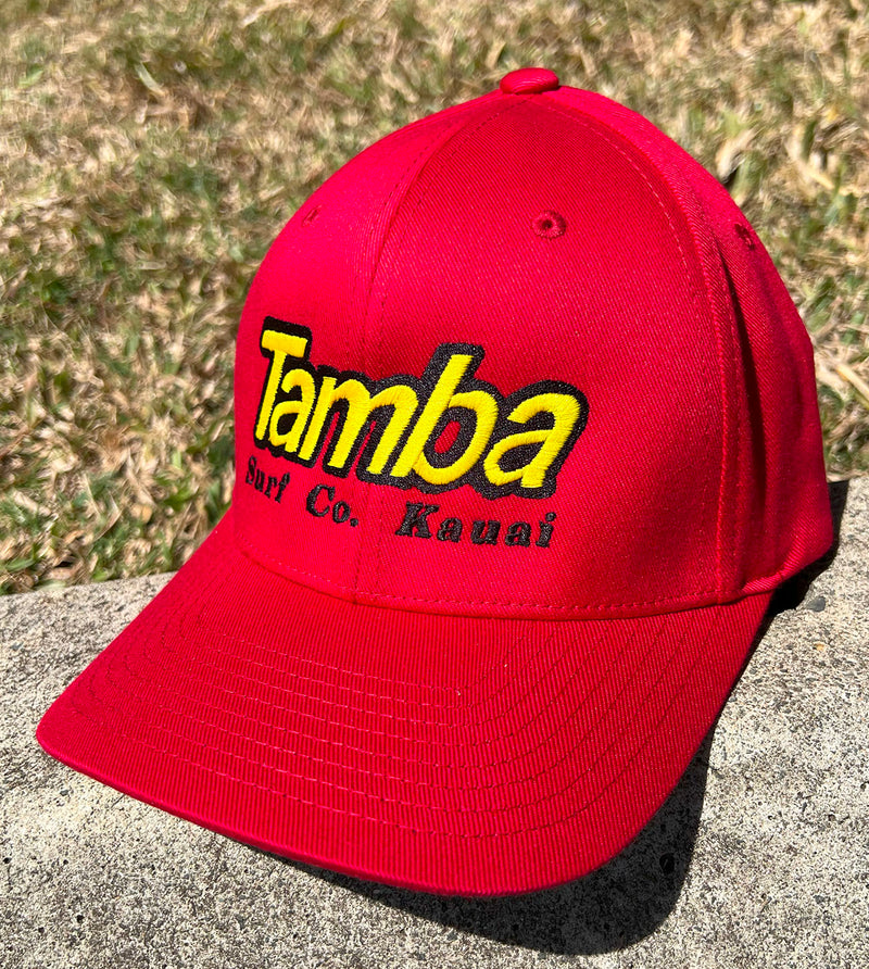 Surf Co Fitted Hat - Red SM