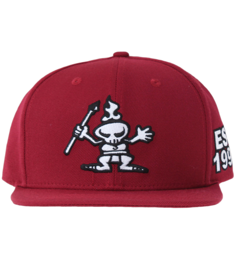 Classic Warrior Snapback Hat - Red