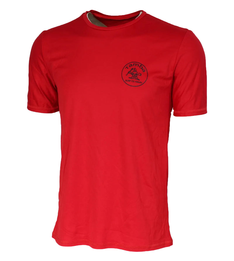 Stamp UV Short Sleeve Shirt - Red