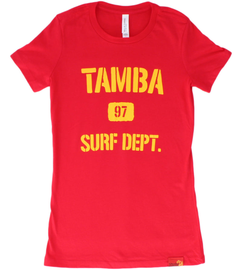 Surf Dept Women's Short Sleeve Shirt - Red