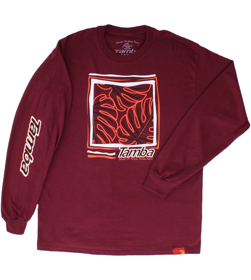 Lau Long Sleeve Shirt - Maroon