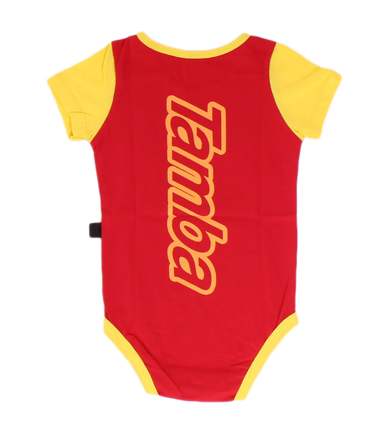 Pupuka Onesie - Red/Lemon
