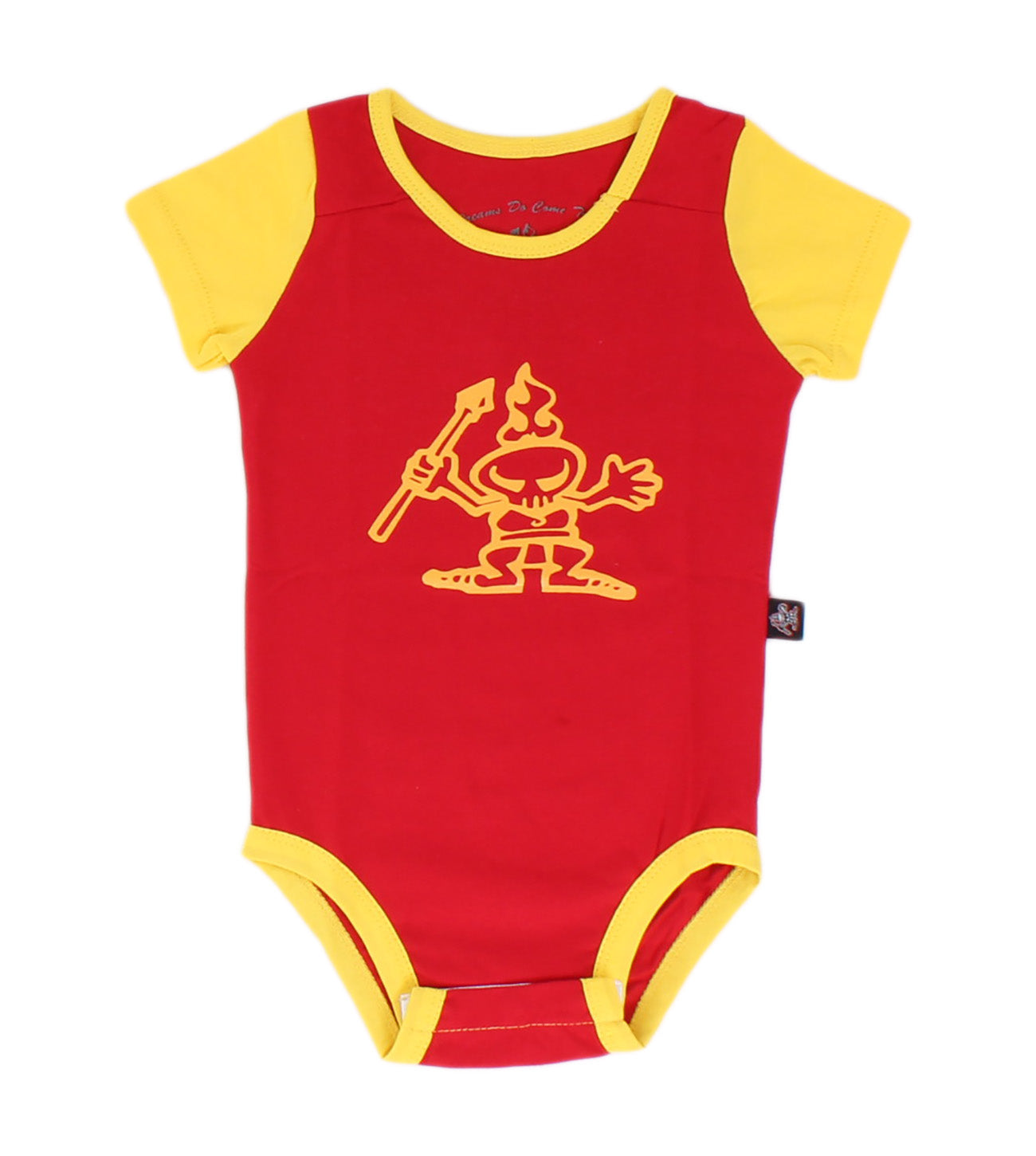 Pupuka Onesie - Red/Lemon