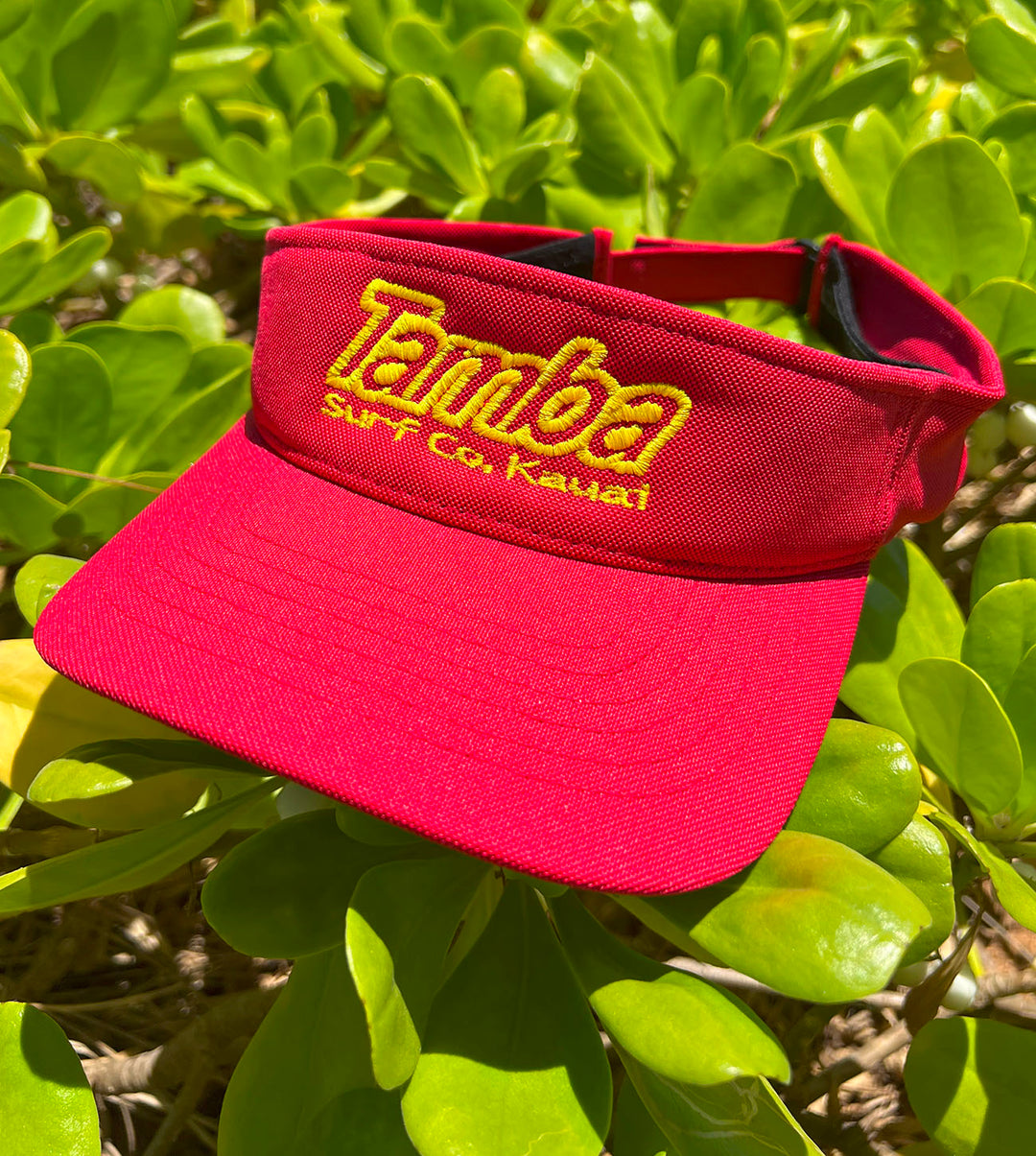 Surf Co Kauaʻi Visor - Red/Yellow