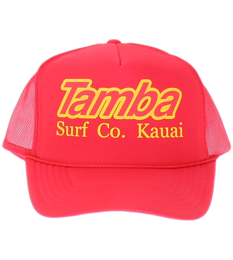 Surf Co Trucker Hat - Red/Yellow
