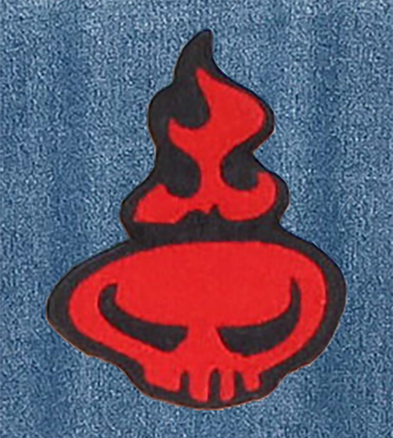 Spirit Warrior Iron-On Patch - Black/Red