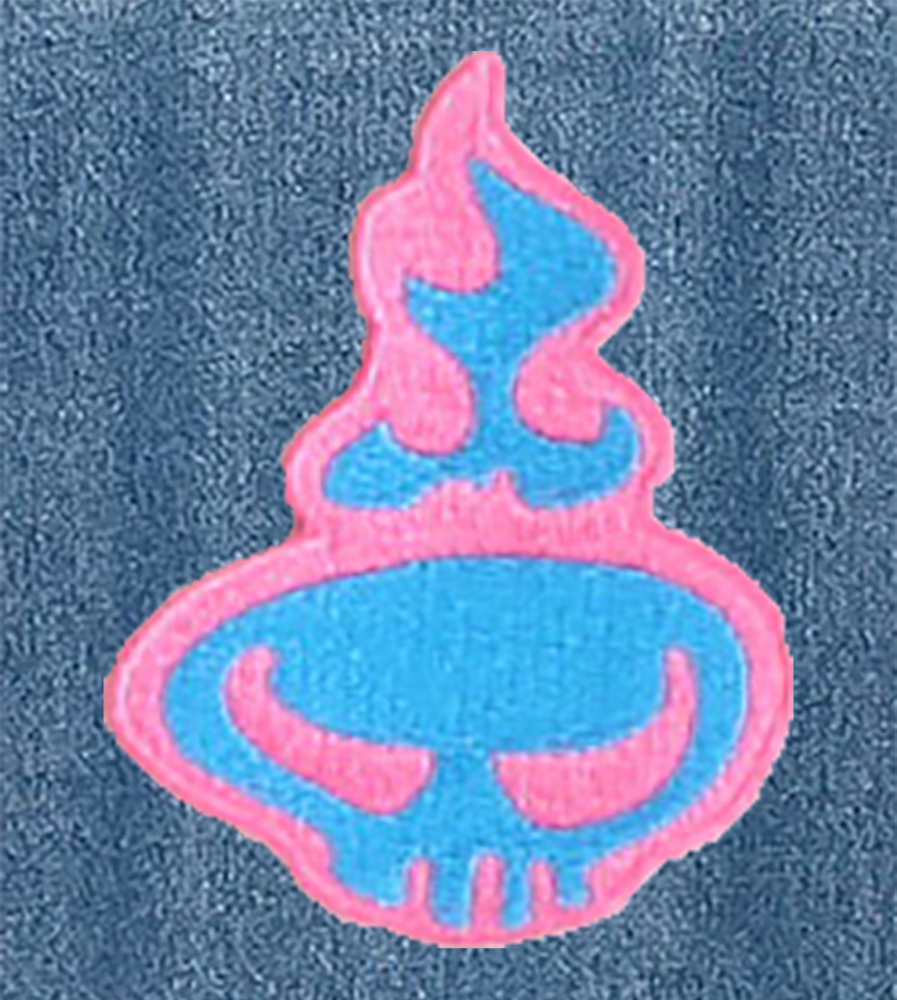 Spirit Warrior Iron-On Patch - Pink/Blue