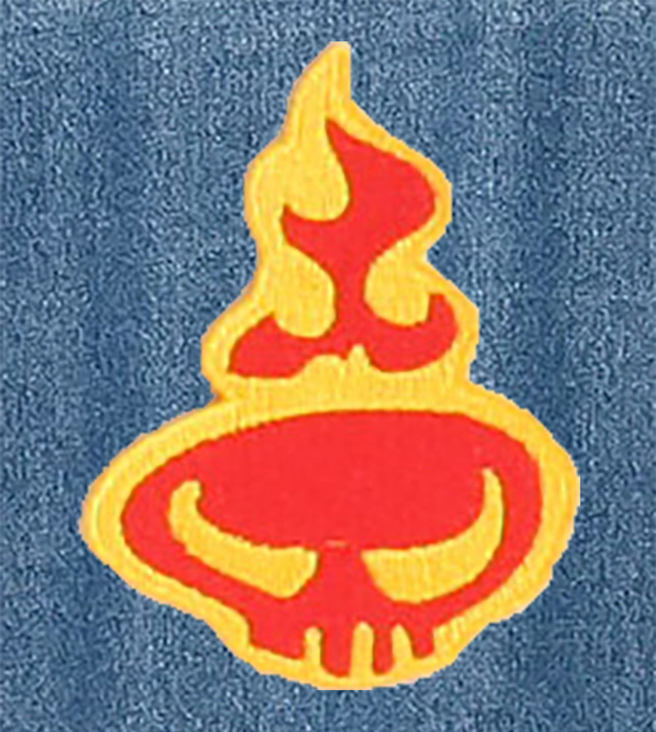 Spirit Warrior Iron-On Patch - Yellow/Red