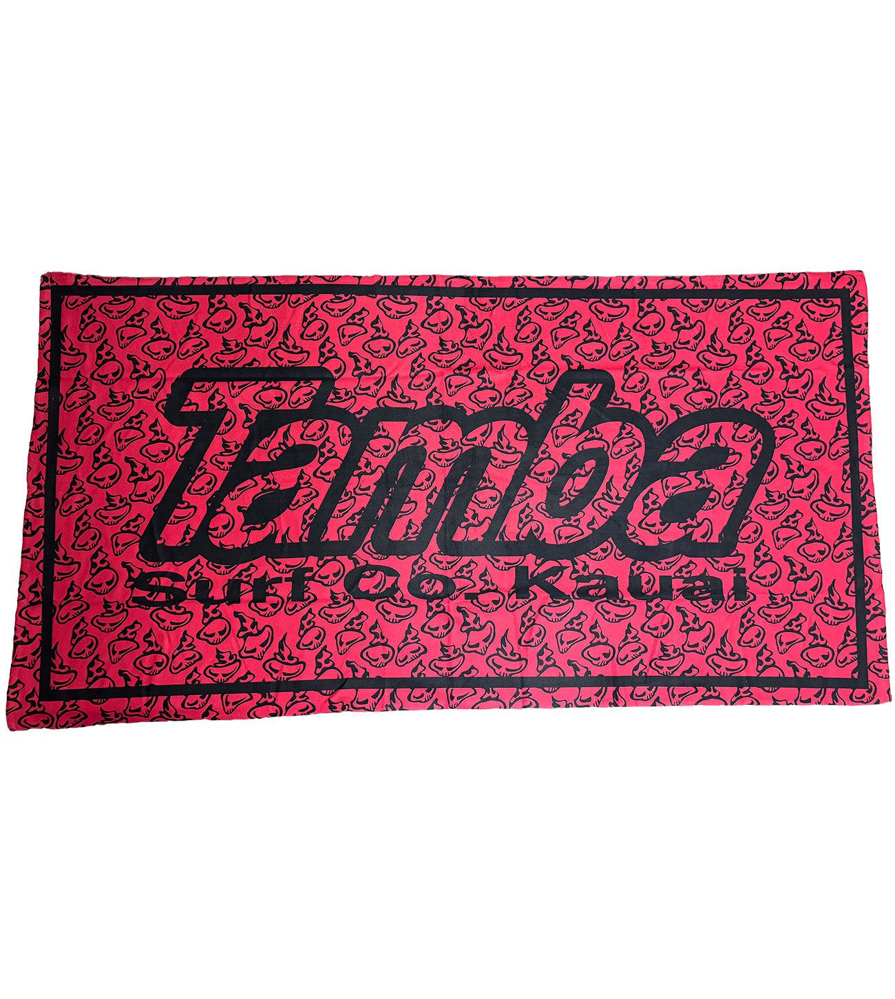 Tamba Towel - Spirit Warrior Red/Black