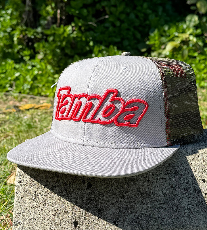 Tamba 3D Camo Mesh - Steel/Tiger Camo