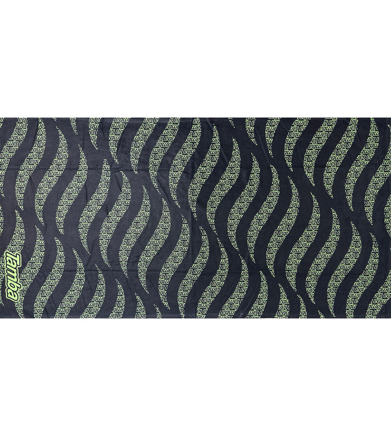 Tamba Towel - Tamba Waves - Black/Green