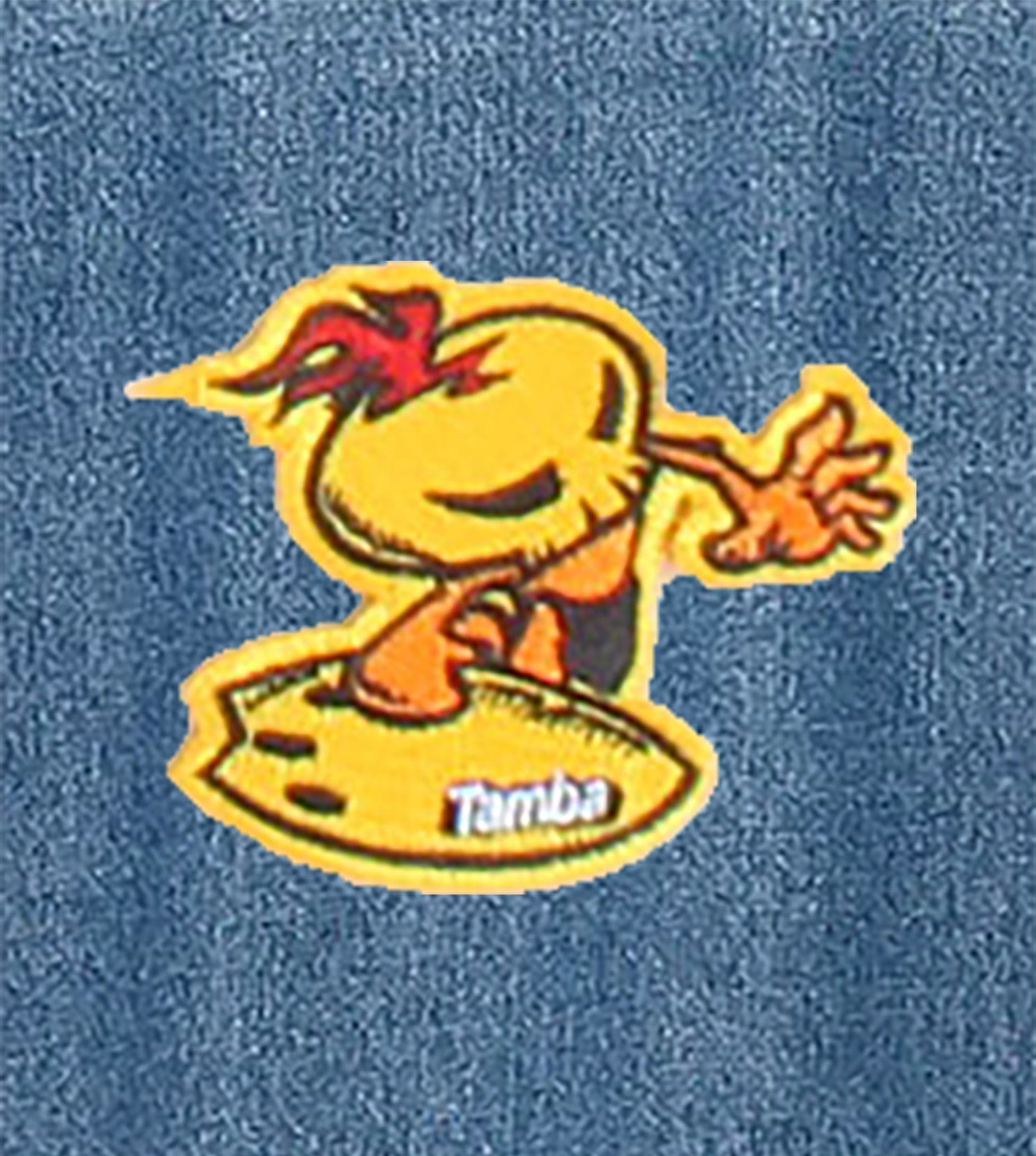 Surf Wax Warrior Iron-On Patch - Yellow