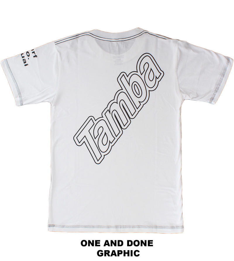 Keyline Slope Baggy Short Sleeve Shirt - White