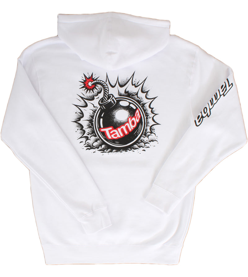 Tambomb Pullover Hoodie - White
