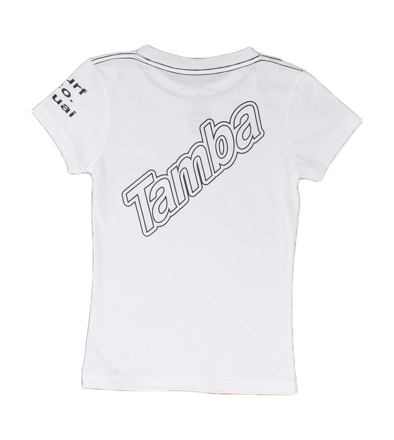Keyline Slope GIRLS Short Sleeve Shirt - White