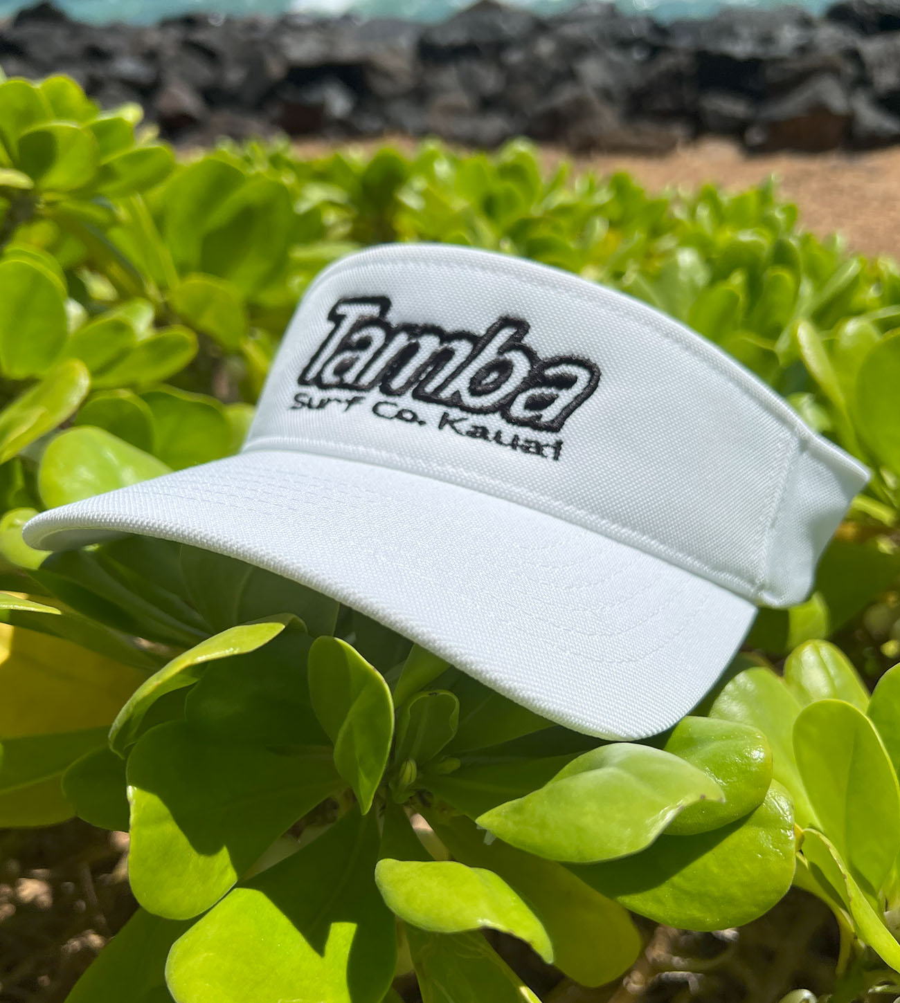 Surf Co Kauaʻi Visor - White/Black