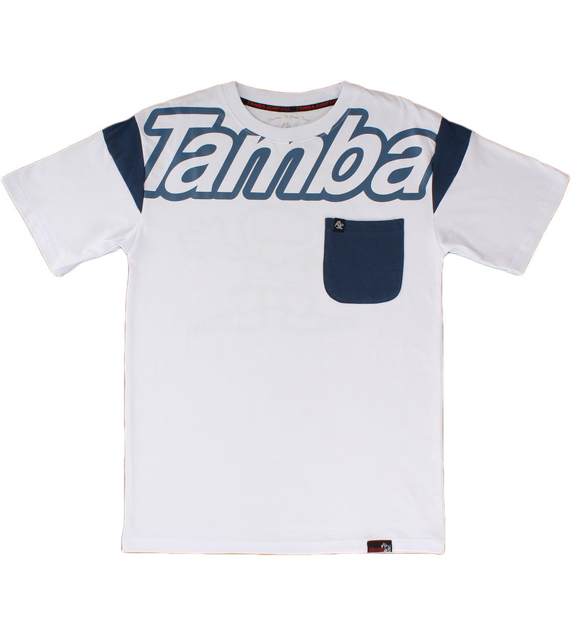 Primo Short Sleeve Shirt - White/Blue
