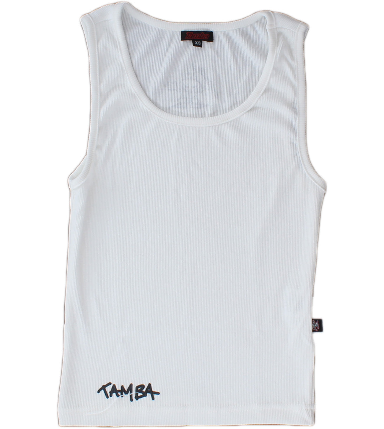 Stuzzy Warrior Womens Ribbed Tank Top Shirt - White