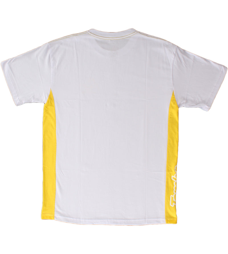 Reflex Custom Short Sleeve Shirt - White/Yellow