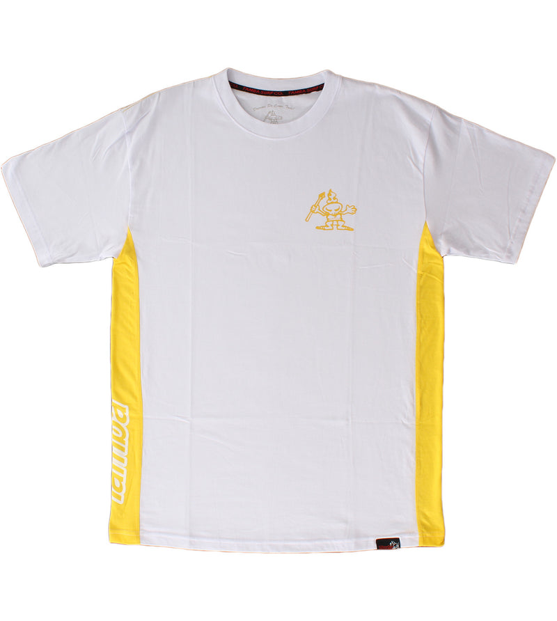 Reflex Custom Short Sleeve Shirt - White/Yellow