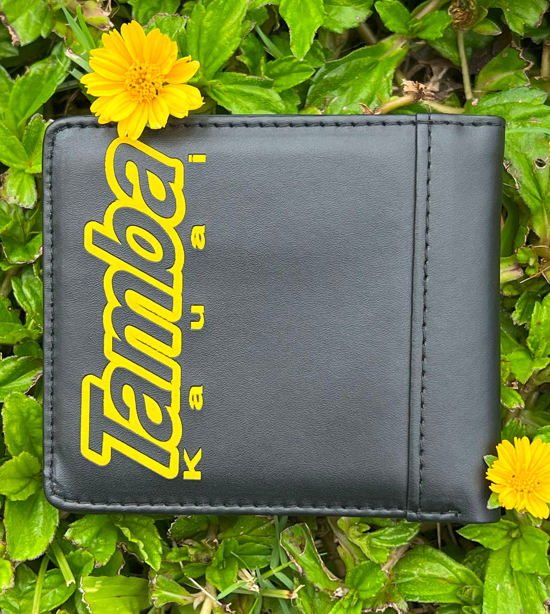 Tamba Bifold Wallet - Black/Yellow