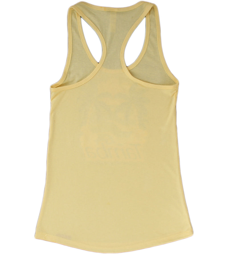 Warrior Sets Women's Racerback Tank Top Shirt - Banana Cream