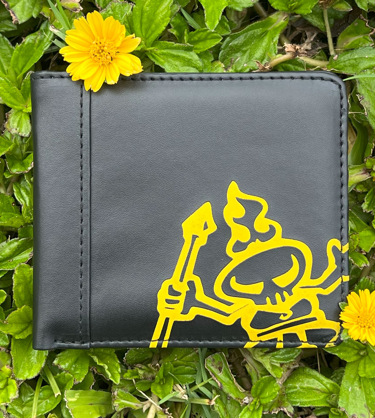Tamba Bifold Wallet - Black/Yellow