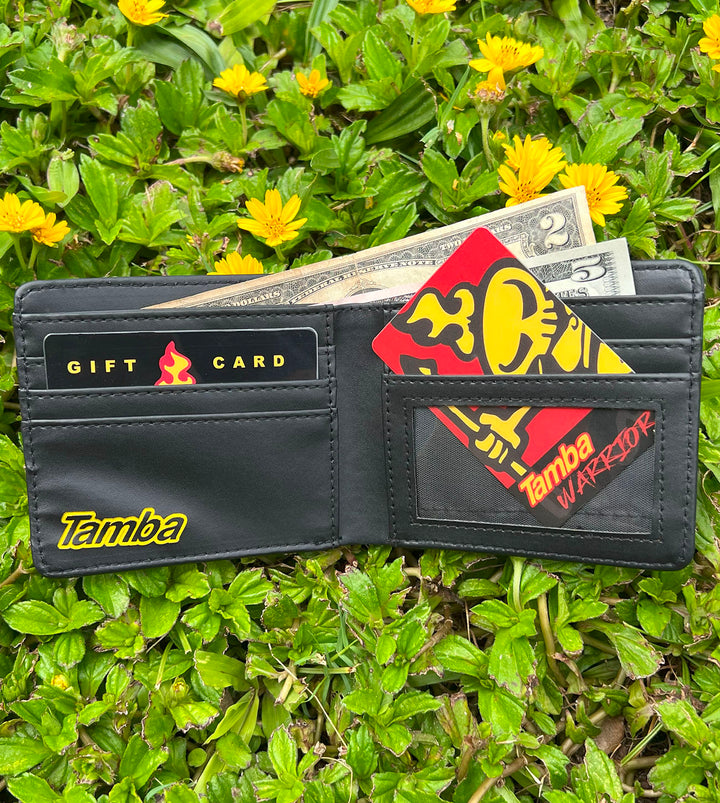 Tamba Bifold Wallet - Black/Yellow