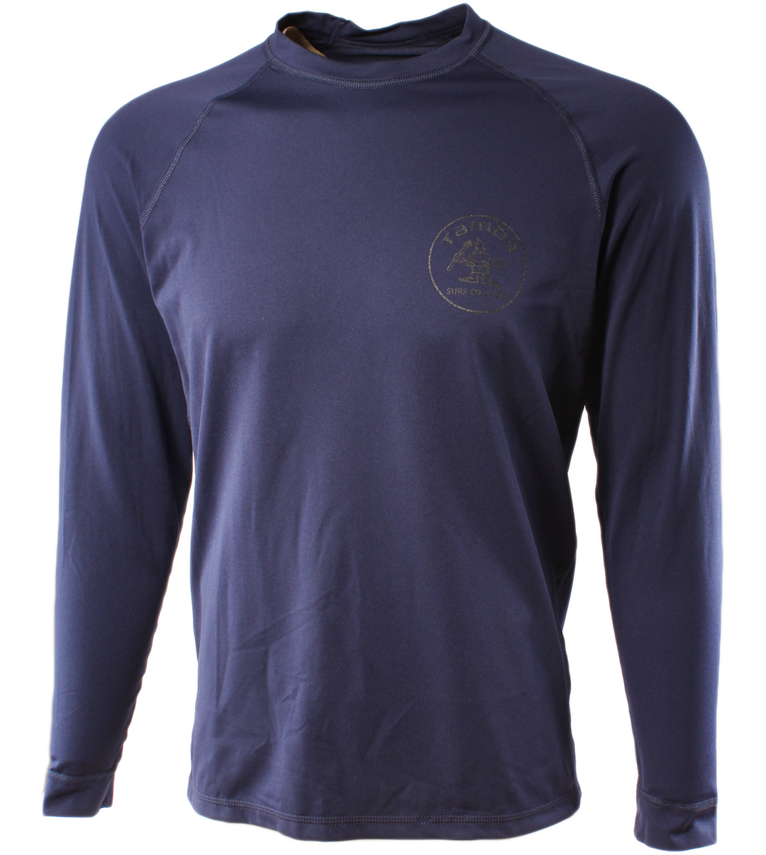 Stamp UV Long Sleeve Shirt - Navy