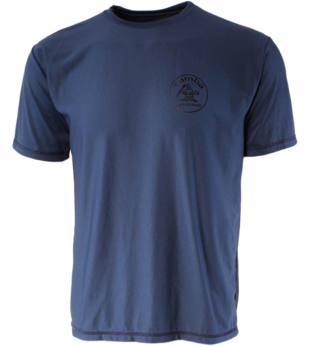 Stamp UV Short Sleeve Shirt - Navy