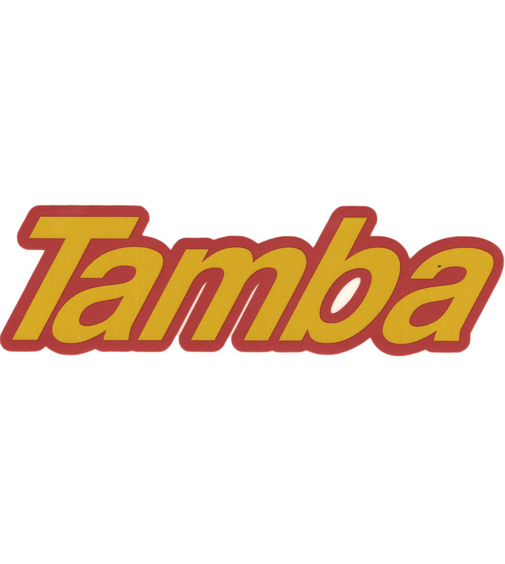 Tamba Contour Logo Sticker 7 x 2.5